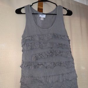 Cute ruffle tank